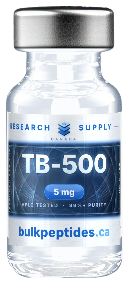 TB500 5mg research peptide vial - Bulk Peptides Canada