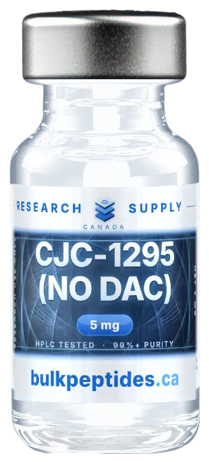 CJC-1295 (NO DAC) 5mg research peptide vial - Bulk Peptides Canada
