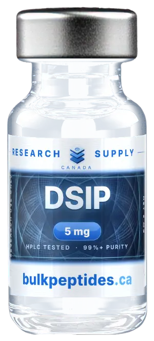 DSIP 5mg research peptide vial - Bulk Peptides Canada