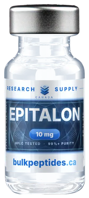 Epitalon (epithalon) 10mg research peptide vial - Bulk Peptides Canada