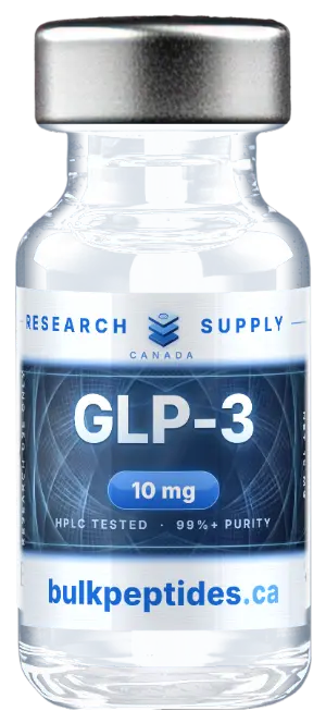 GLP-3 10mg research peptide vial - Bulk Peptides Canada