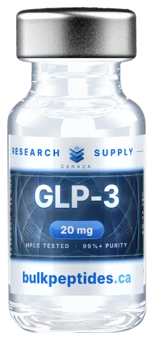 GLP-3 20mg research peptide vial - Bulk Peptides Canada