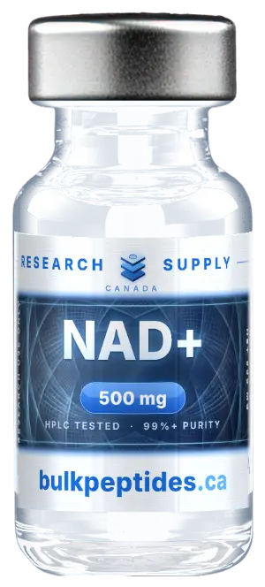 NAD+ 500mg research peptide vial - Bulk Peptides Canada