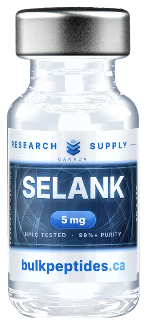 SELANK 5mg research peptide vial - Bulk Peptides Canada